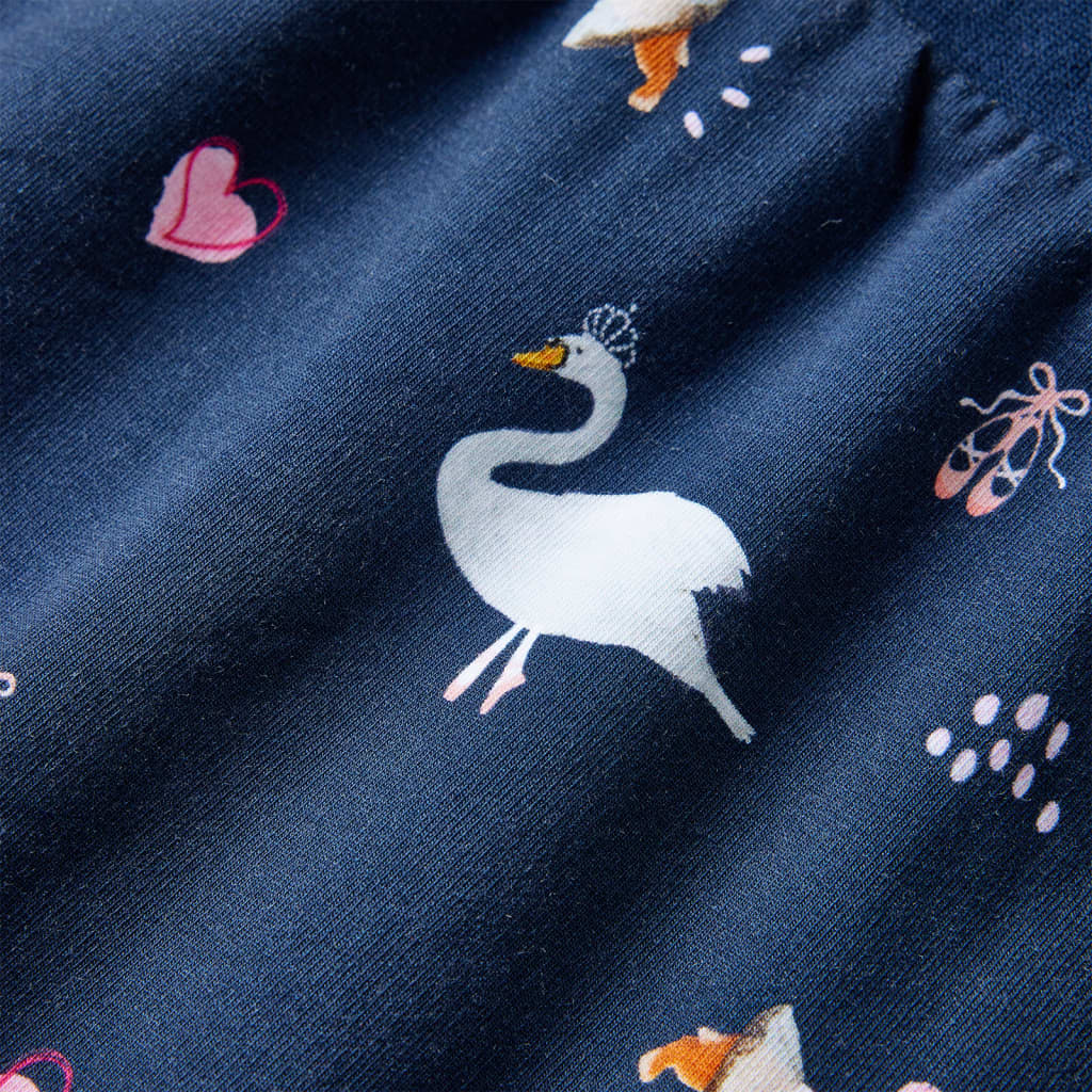 Kinderkleid mit Langen Ärmeln Marineblau