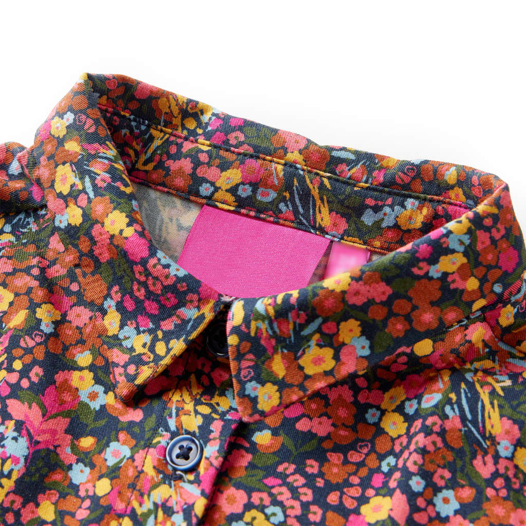 Kinderkleid mit Langen Ärmeln Mehrfarbig