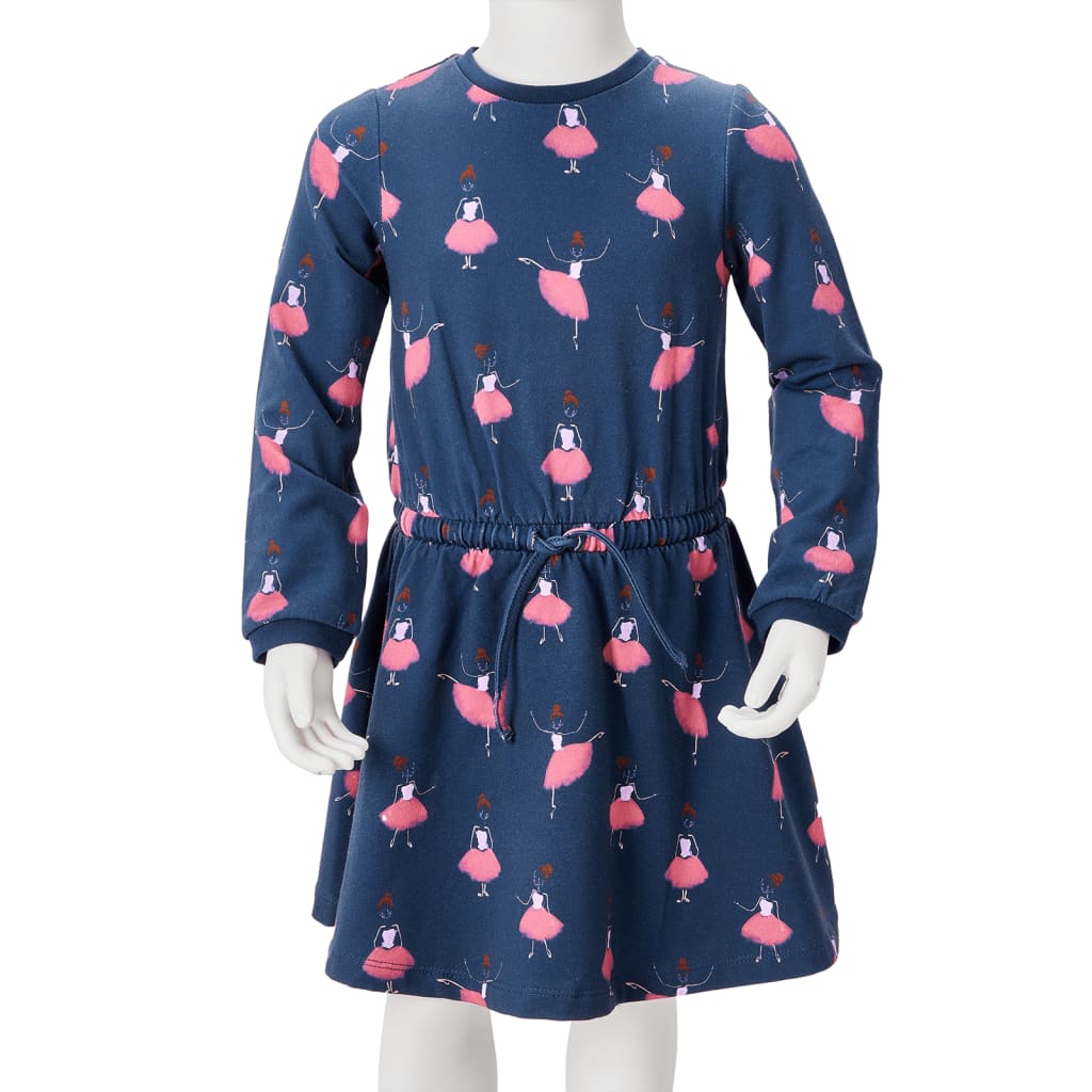 Kinderkleid Marineblau