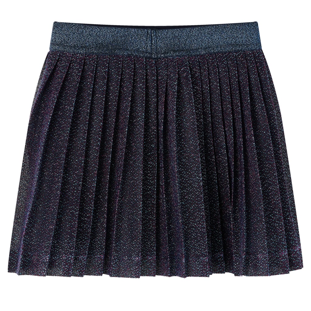Kinderrock mit Glitzer Marineblau