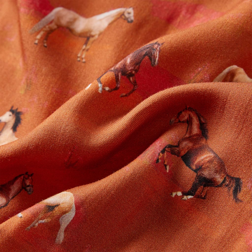 Kinderkleid Cognac