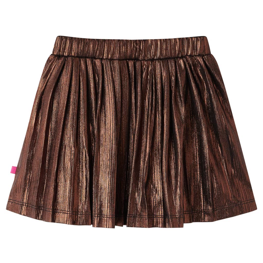 Kinderrock mit Glitzer Cognac