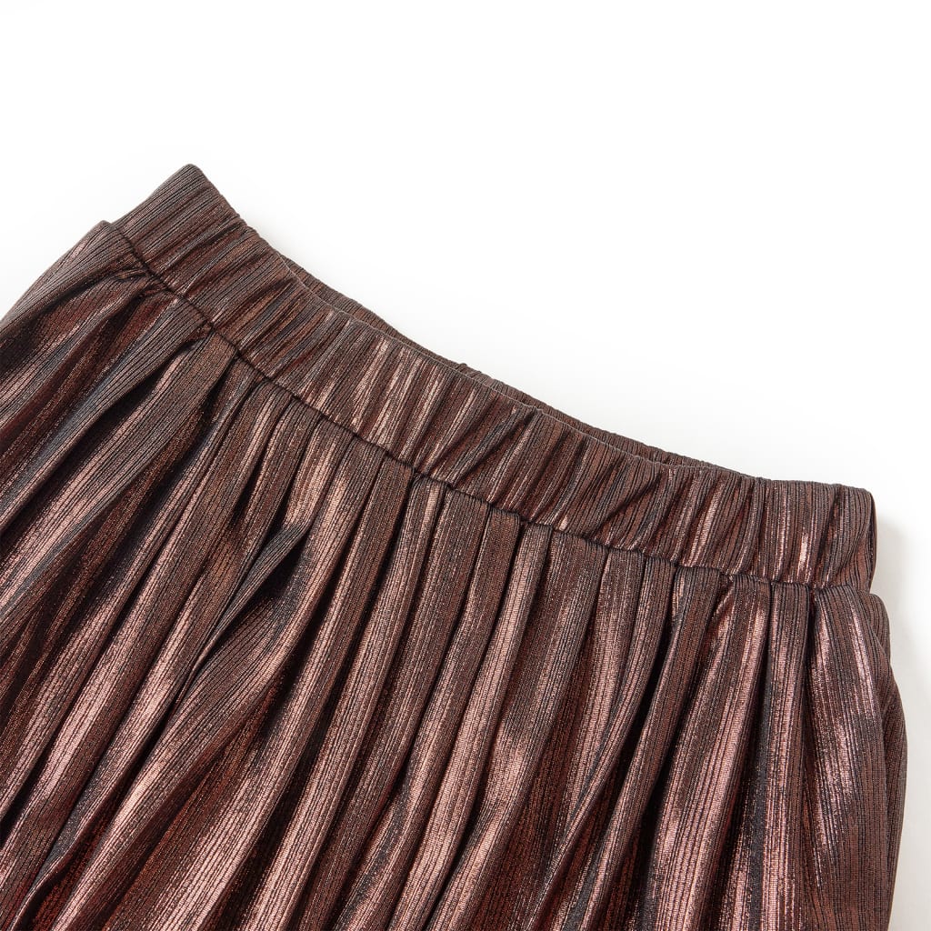 Kinderrock mit Glitzer Cognac