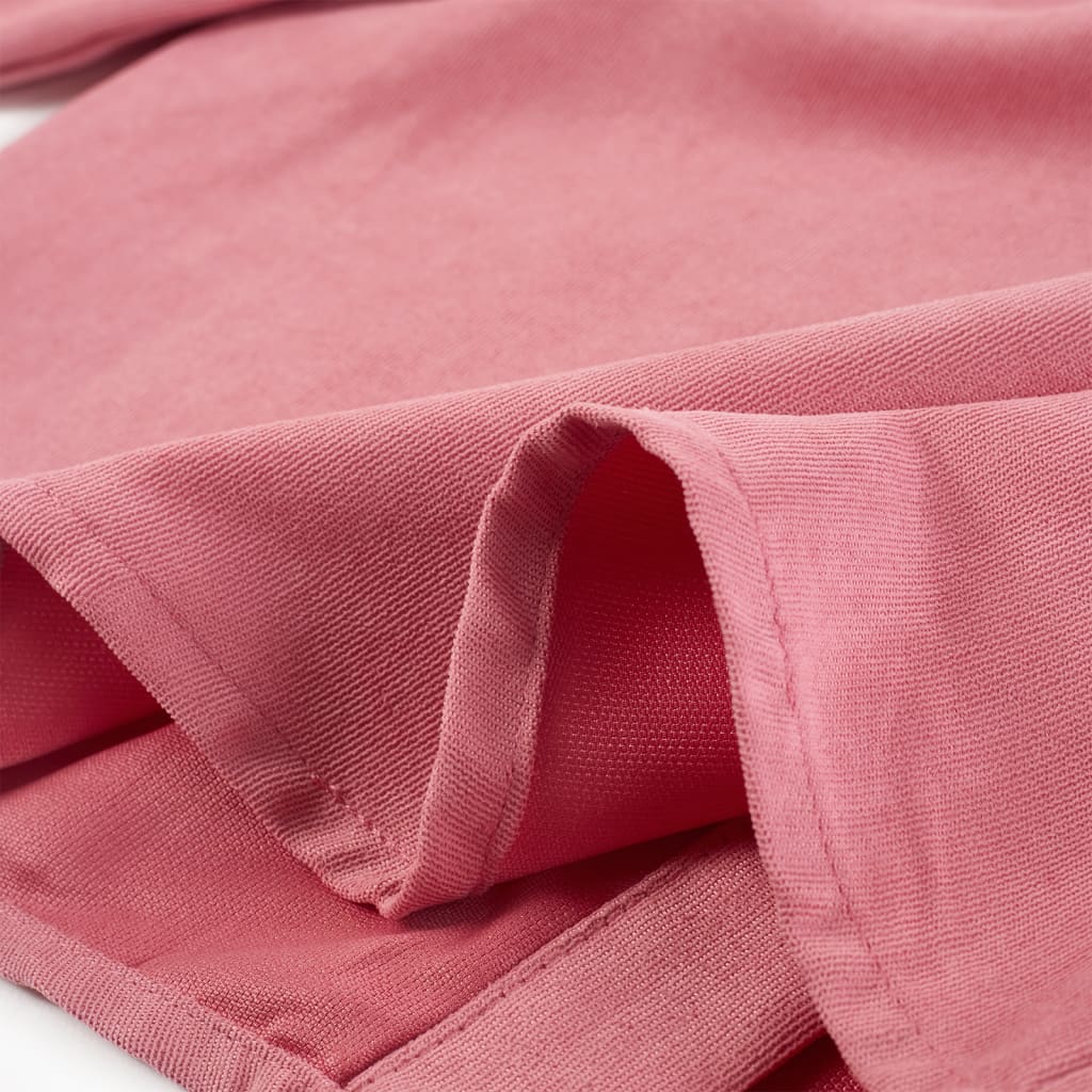 Kinderbluse mit Laternenärmeln Altrosa