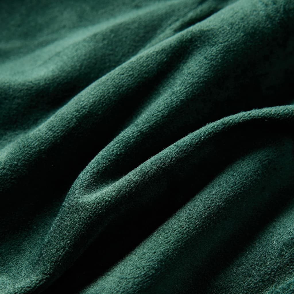 Kinderbluse mit Rüschen Dunkelgrün