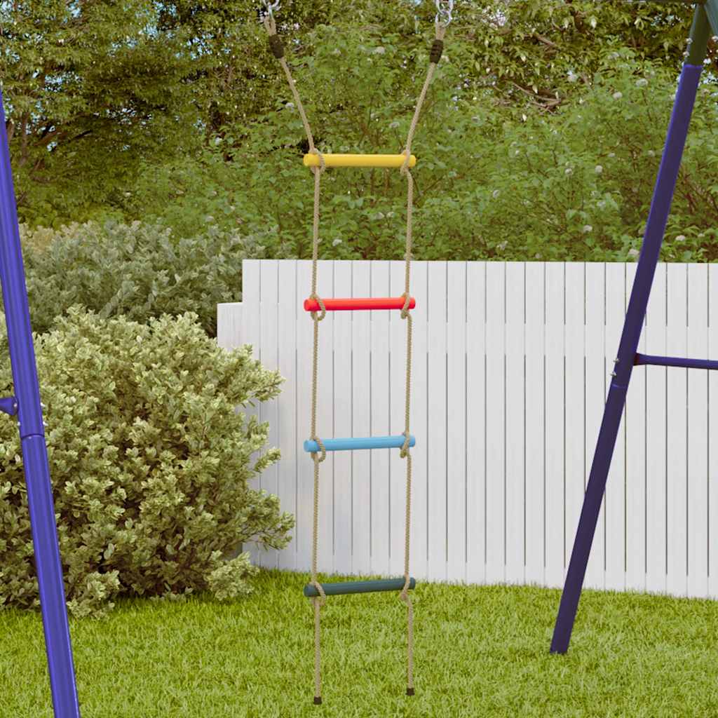 Strickleiter für Kinder mit 4 Sprossen Mehrfarbig - Yekta