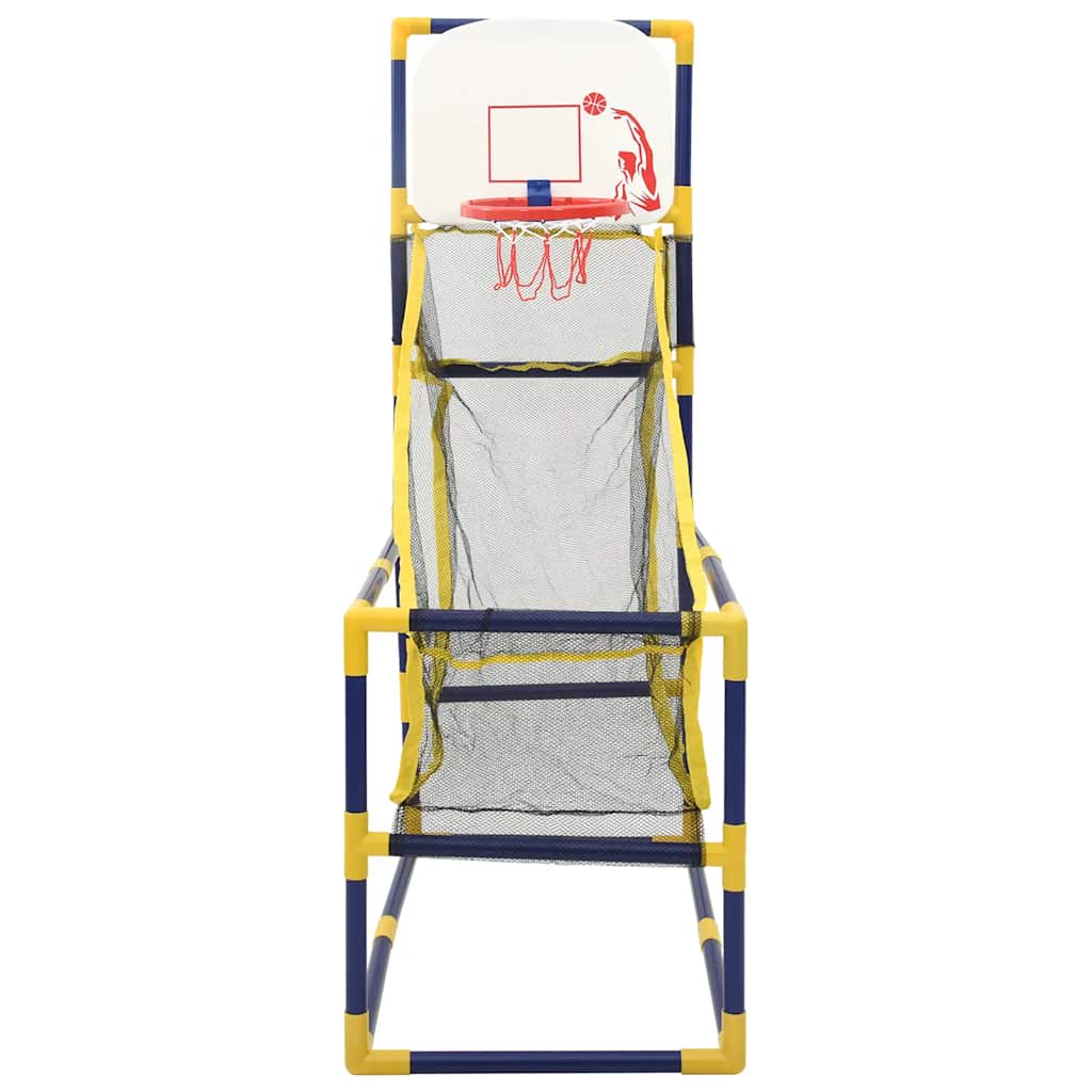 Arcade Basketball Spielset mit Ball und Pumpe 45x86x127 cm - Yekta