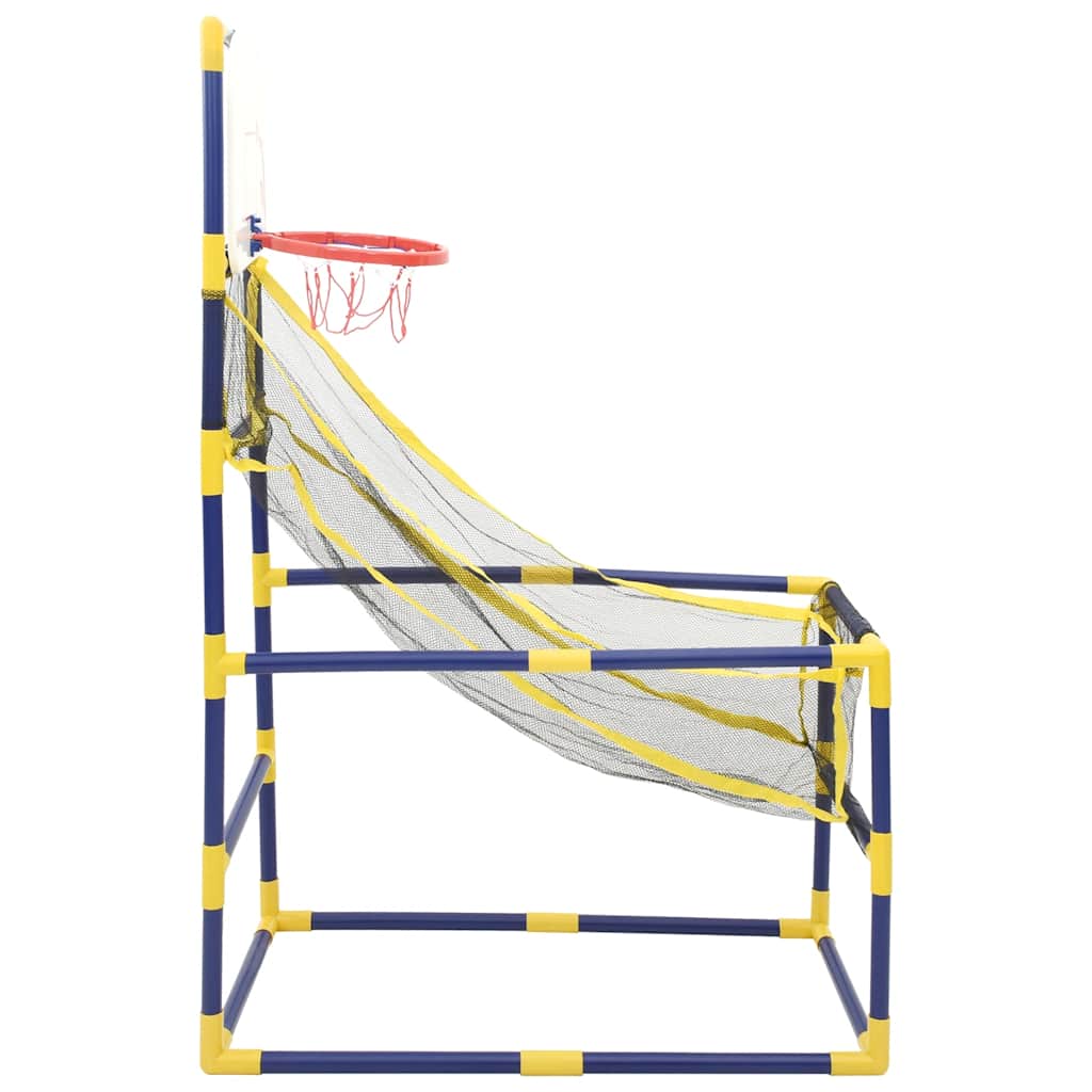 Arcade Basketball Spielset mit Ball und Pumpe 45x86x127 cm - Yekta