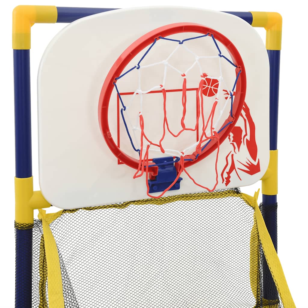 Arcade Basketball Spielset mit Ball und Pumpe 45x86x127 cm - Yekta
