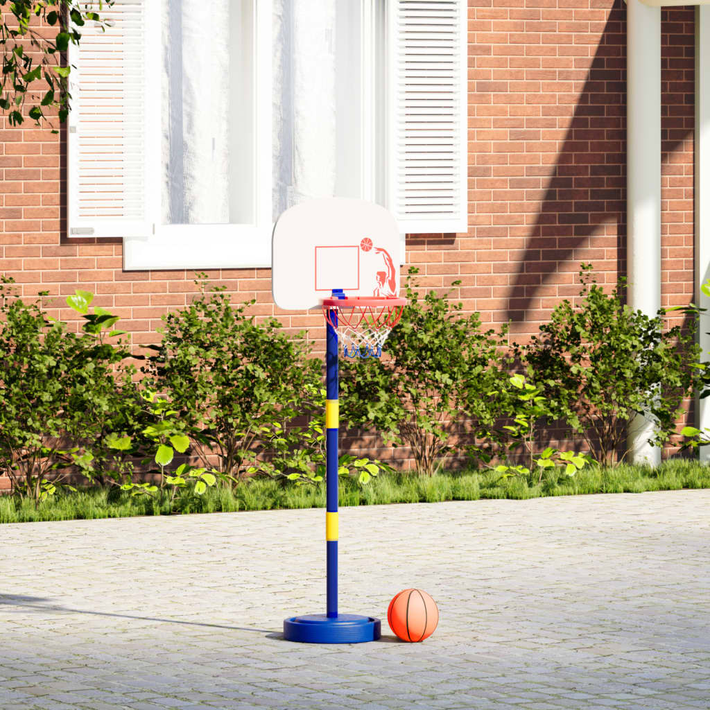 Basketballkorb mit Ständer, Ball & Pumpe Verstellbar 90/121 cm - Yekta