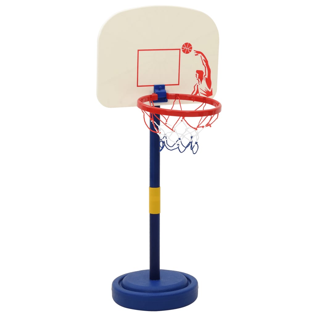 Basketballkorb mit Ständer, Ball & Pumpe Verstellbar 90/121 cm - Yekta