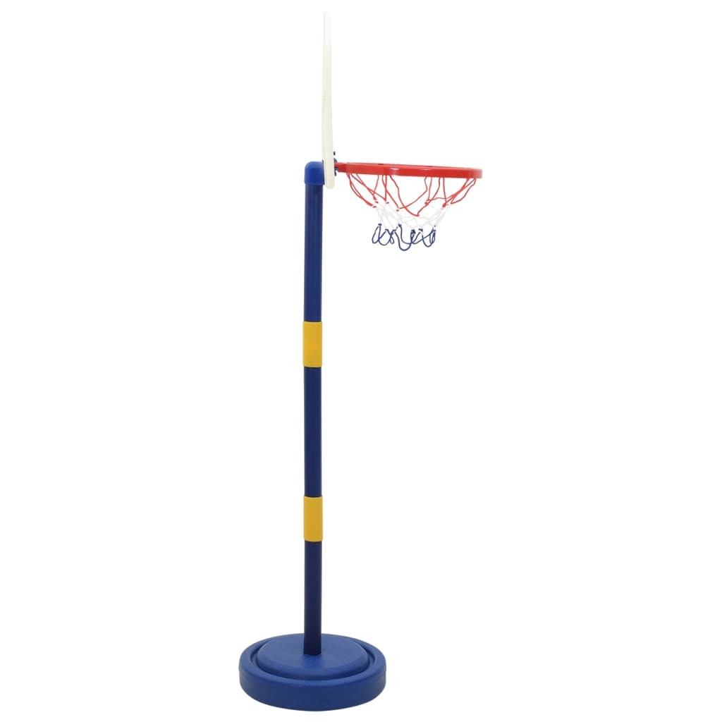 Basketballkorb mit Ständer, Ball & Pumpe Verstellbar 90/121 cm - Yekta