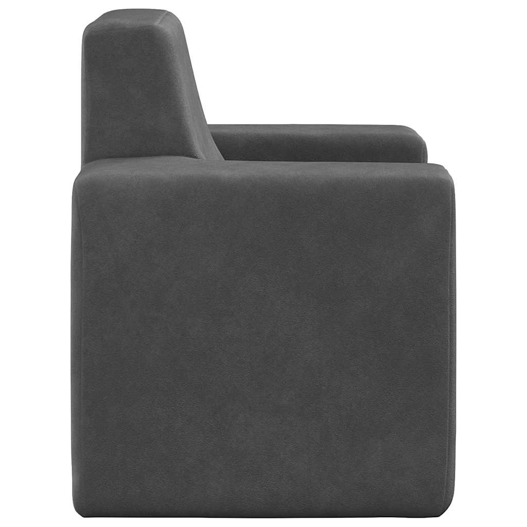 Kinder-Schlafsofa 2-Sitzer Weicher Plüsch mit verschiedenen Designs und Farben