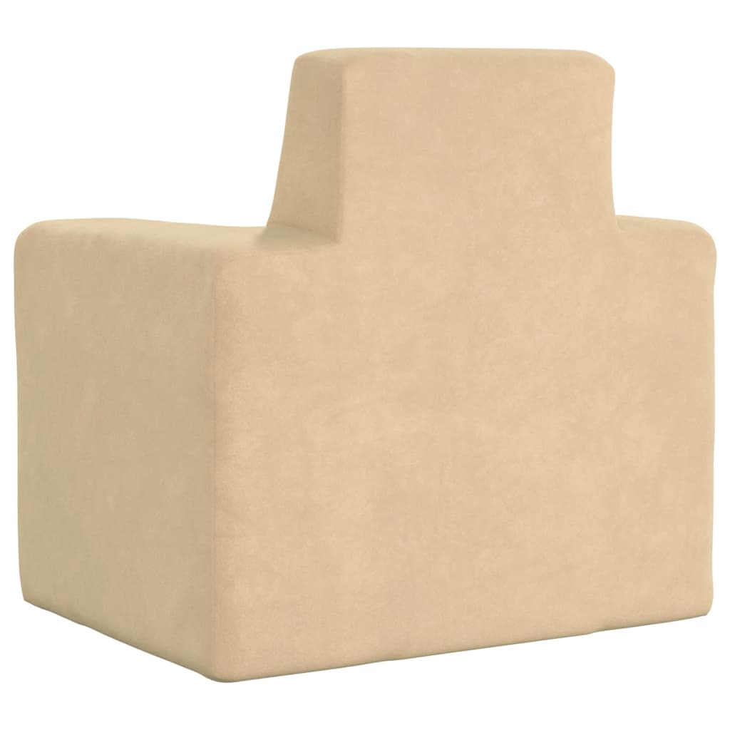 Kinder-Schlafsofa 2-Sitzer Weicher Plüsch mit verschiedenen Designs und Farben
