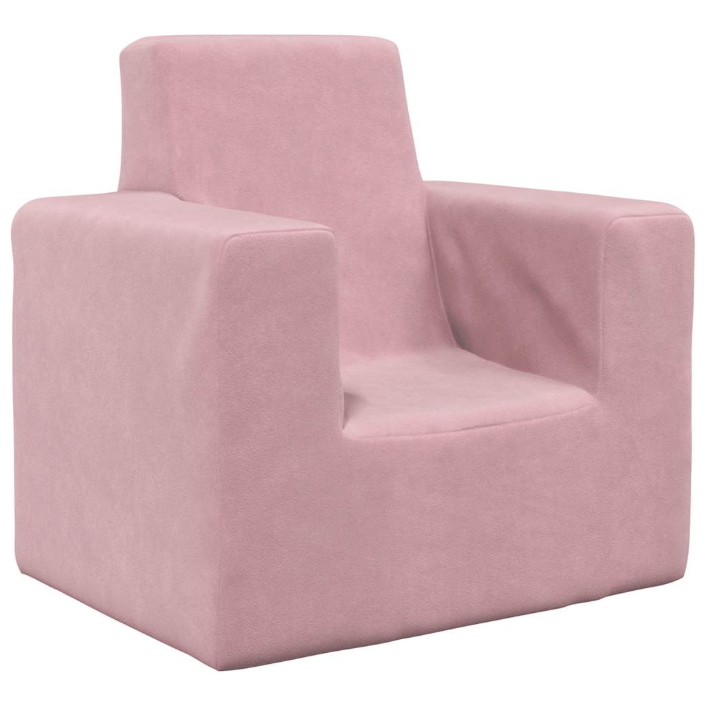 Kinder-Schlafsofa 2-Sitzer Weicher Plüsch mit verschiedenen Designs und Farben