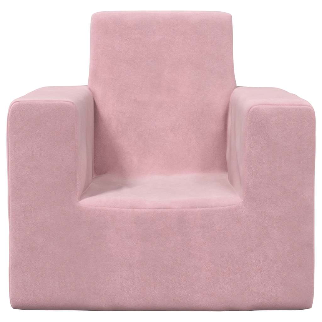 Kinder-Schlafsofa 2-Sitzer Weicher Plüsch mit verschiedenen Designs und Farben
