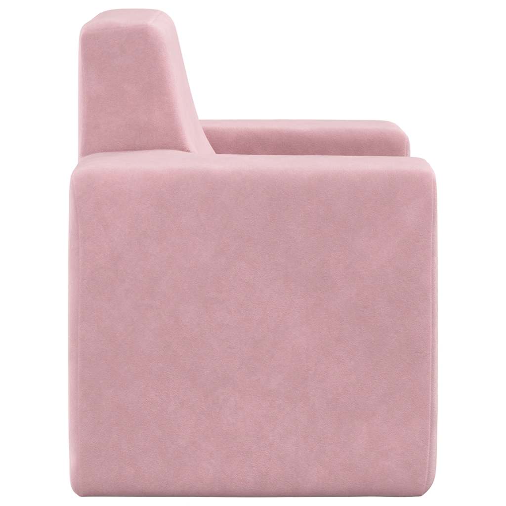 Kinder-Schlafsofa 2-Sitzer Weicher Plüsch mit verschiedenen Designs und Farben