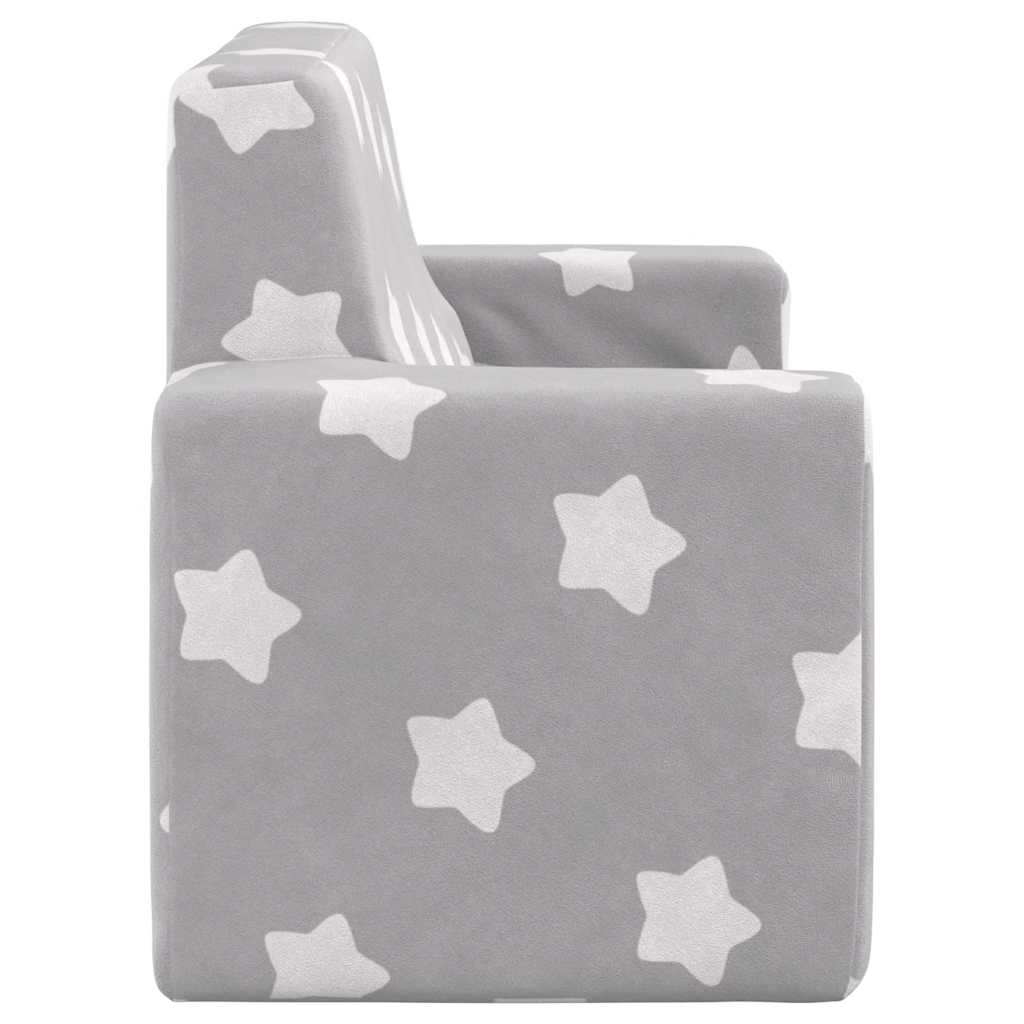 Kinder-Schlafsofa 2-Sitzer Weicher Plüsch mit verschiedenen Designs und Farben
