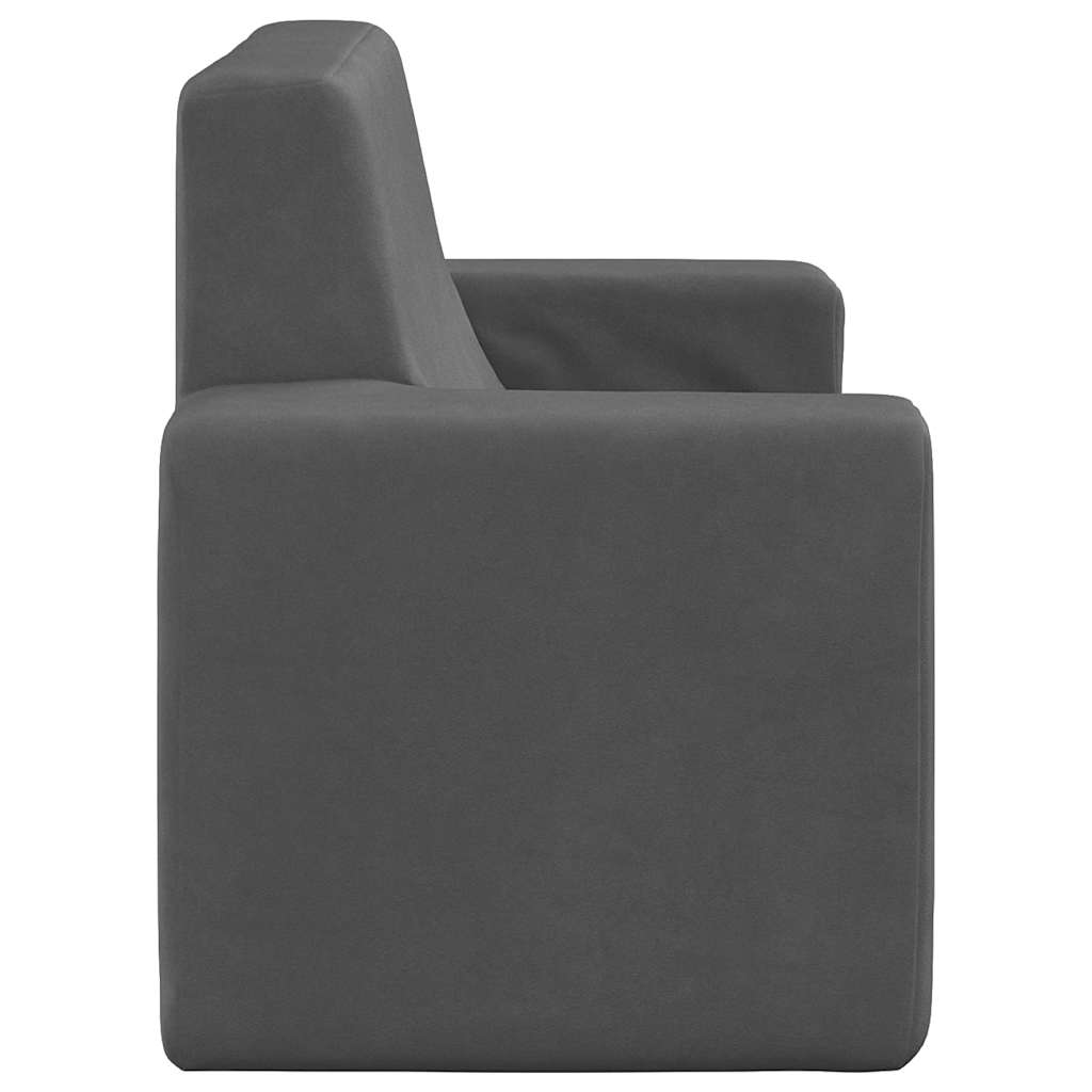 Kinder-Schlafsofa 2-Sitzer Weicher Plüsch mit verschiedenen Designs und Farben