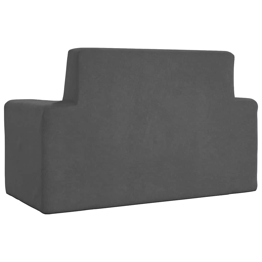 Kinder-Schlafsofa 2-Sitzer Weicher Plüsch mit verschiedenen Designs und Farben