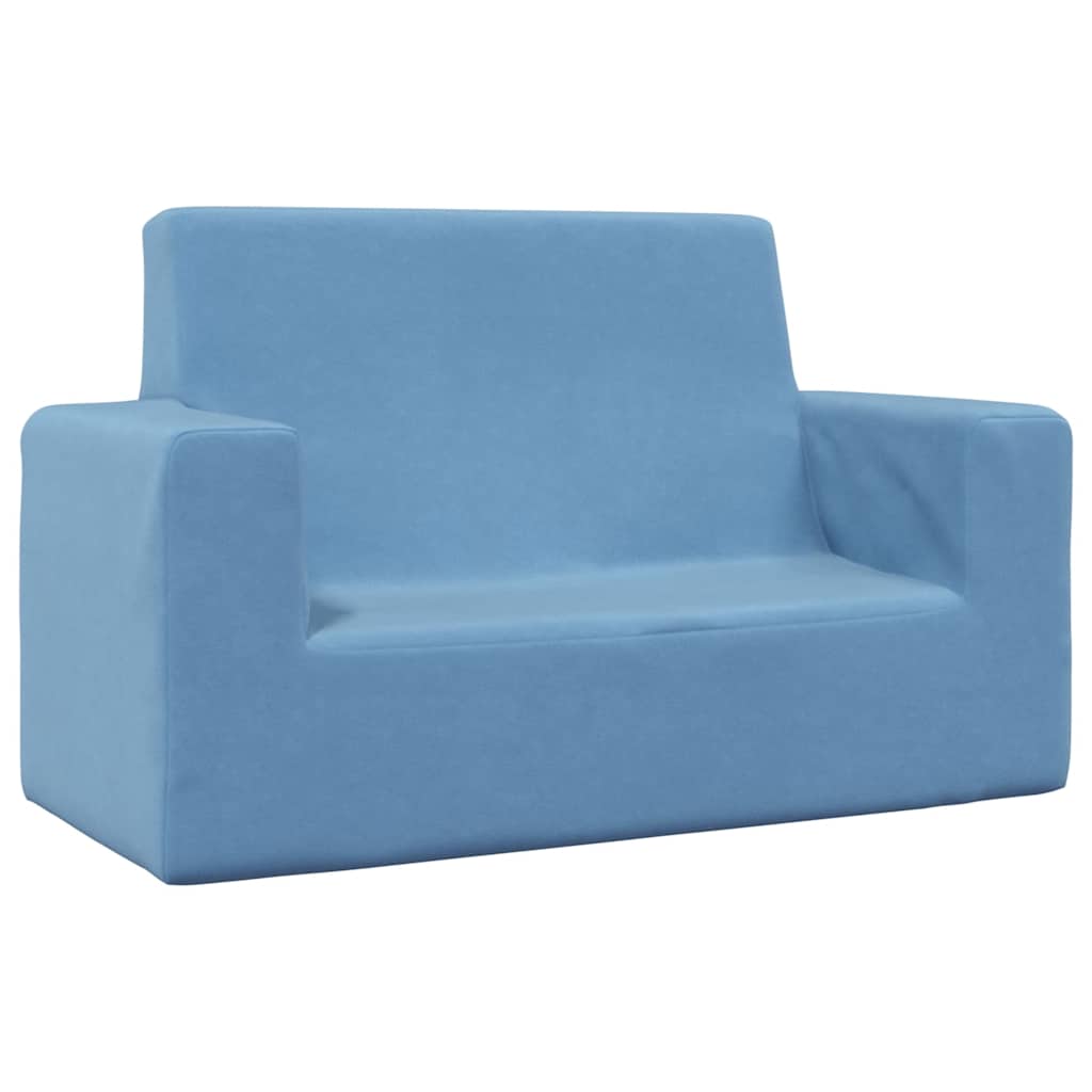 Kinder-Schlafsofa 2-Sitzer Weicher Plüsch mit verschiedenen Designs und Farben