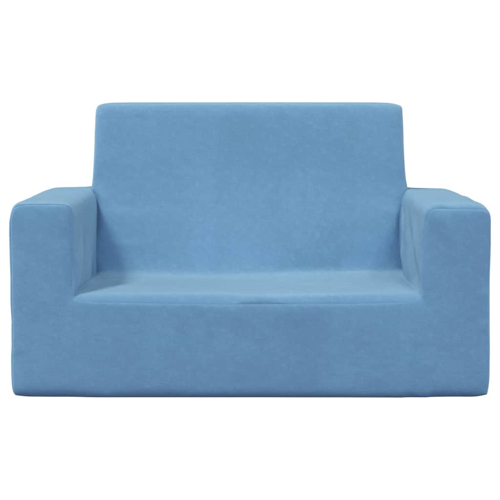 Kinder-Schlafsofa 2-Sitzer Weicher Plüsch mit verschiedenen Designs und Farben