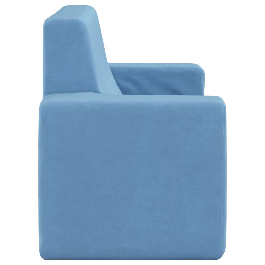 Kinder-Schlafsofa 2-Sitzer Weicher Plüsch mit verschiedenen Designs und Farben