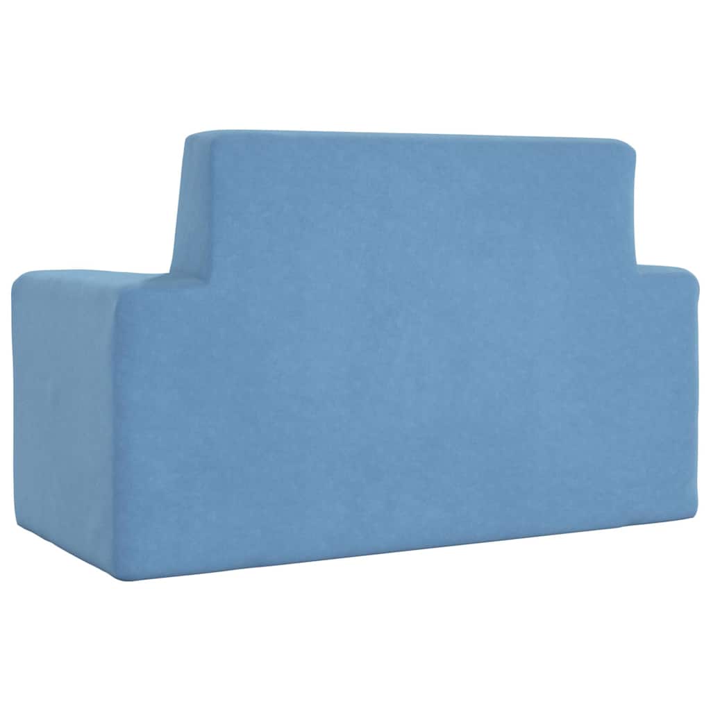 Kinder-Schlafsofa 2-Sitzer Weicher Plüsch mit verschiedenen Designs und Farben