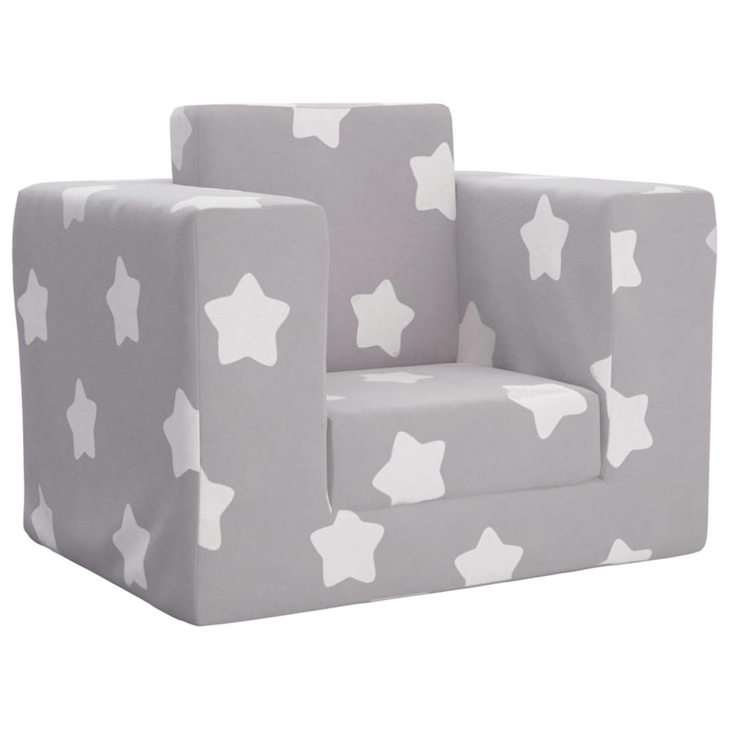 Kinder-Schlafsofa 2-Sitzer Weicher Plüsch mit verschiedenen Designs und Farben
