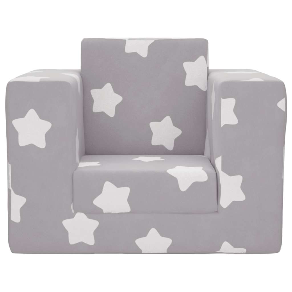 Kinder-Schlafsofa 2-Sitzer Weicher Plüsch mit verschiedenen Designs und Farben