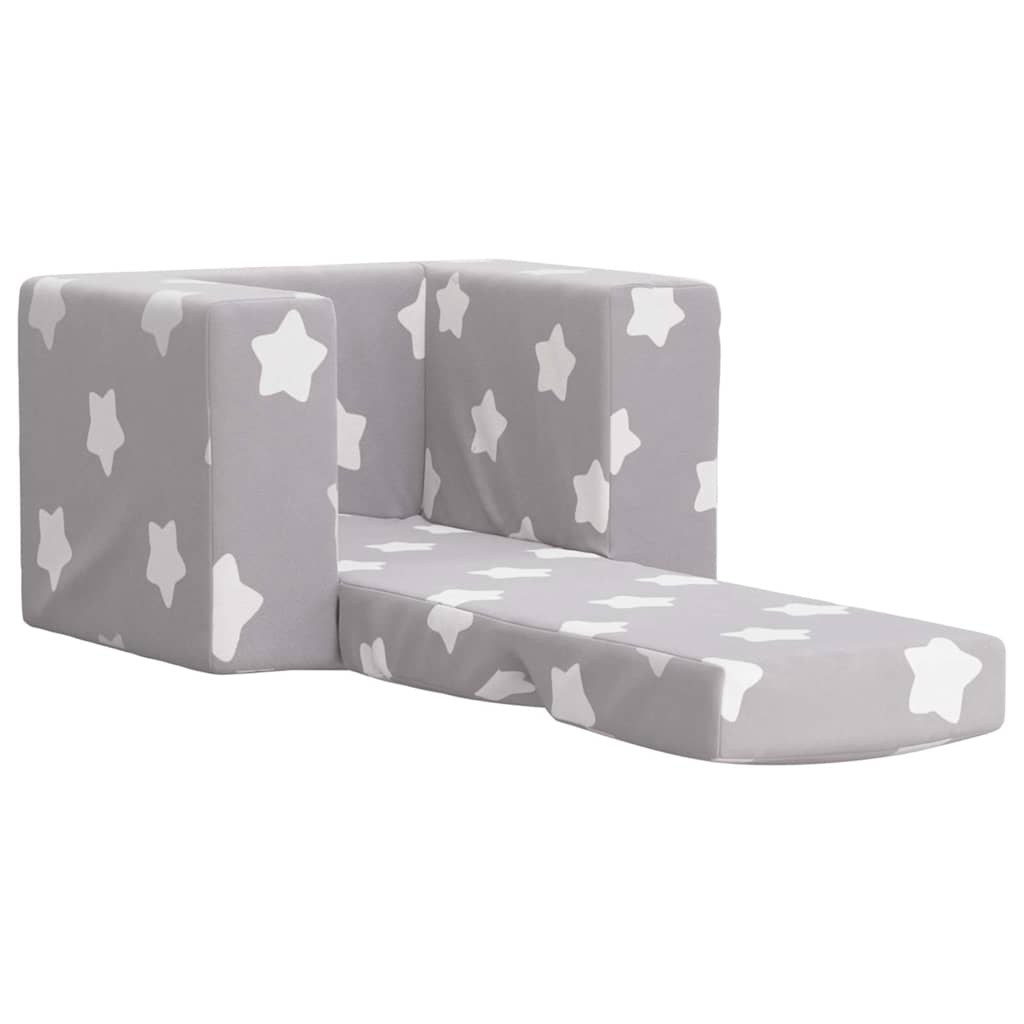 Kinder-Schlafsofa 2-Sitzer Weicher Plüsch mit verschiedenen Designs und Farben