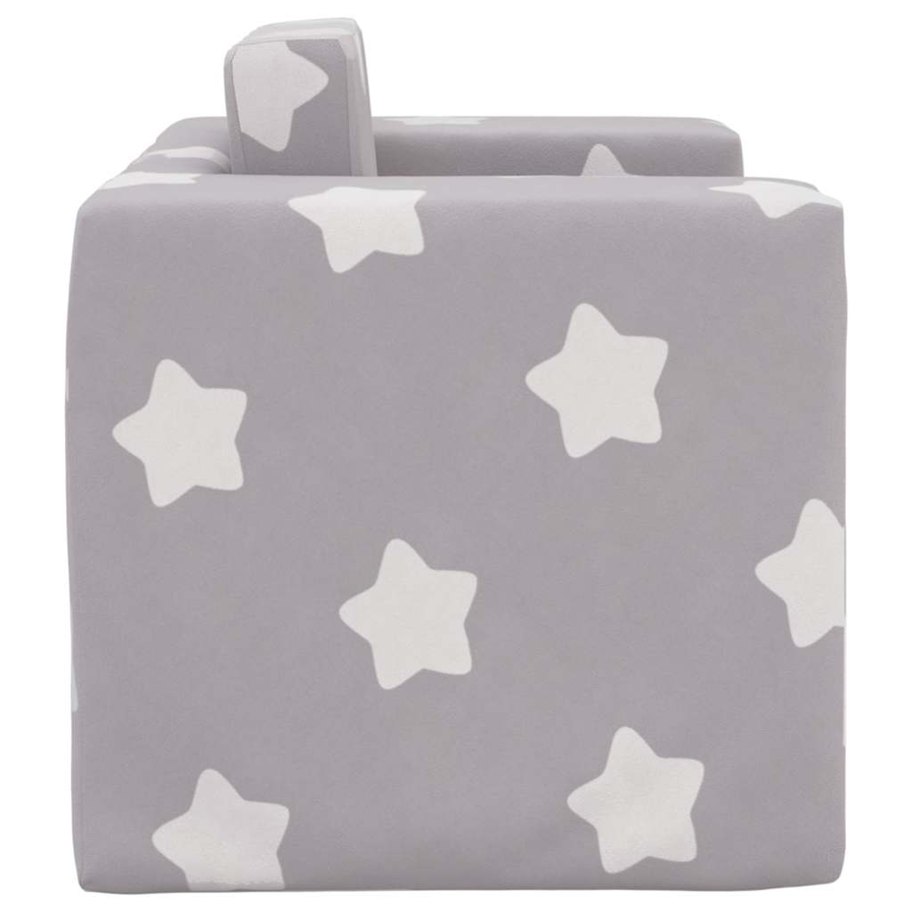 Kinder-Schlafsofa 2-Sitzer Weicher Plüsch mit verschiedenen Designs und Farben