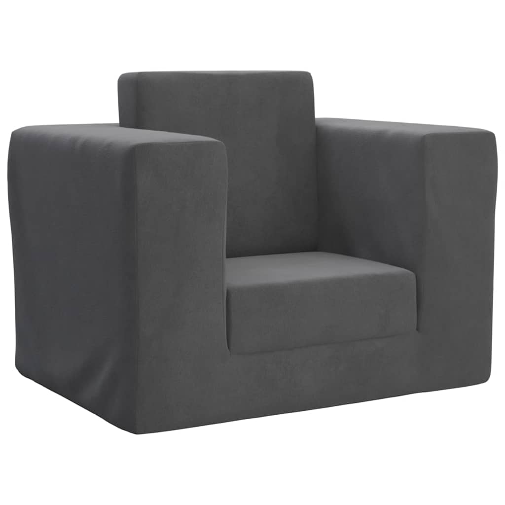 Kinder-Schlafsofa 2-Sitzer Weicher Plüsch mit verschiedenen Designs und Farben