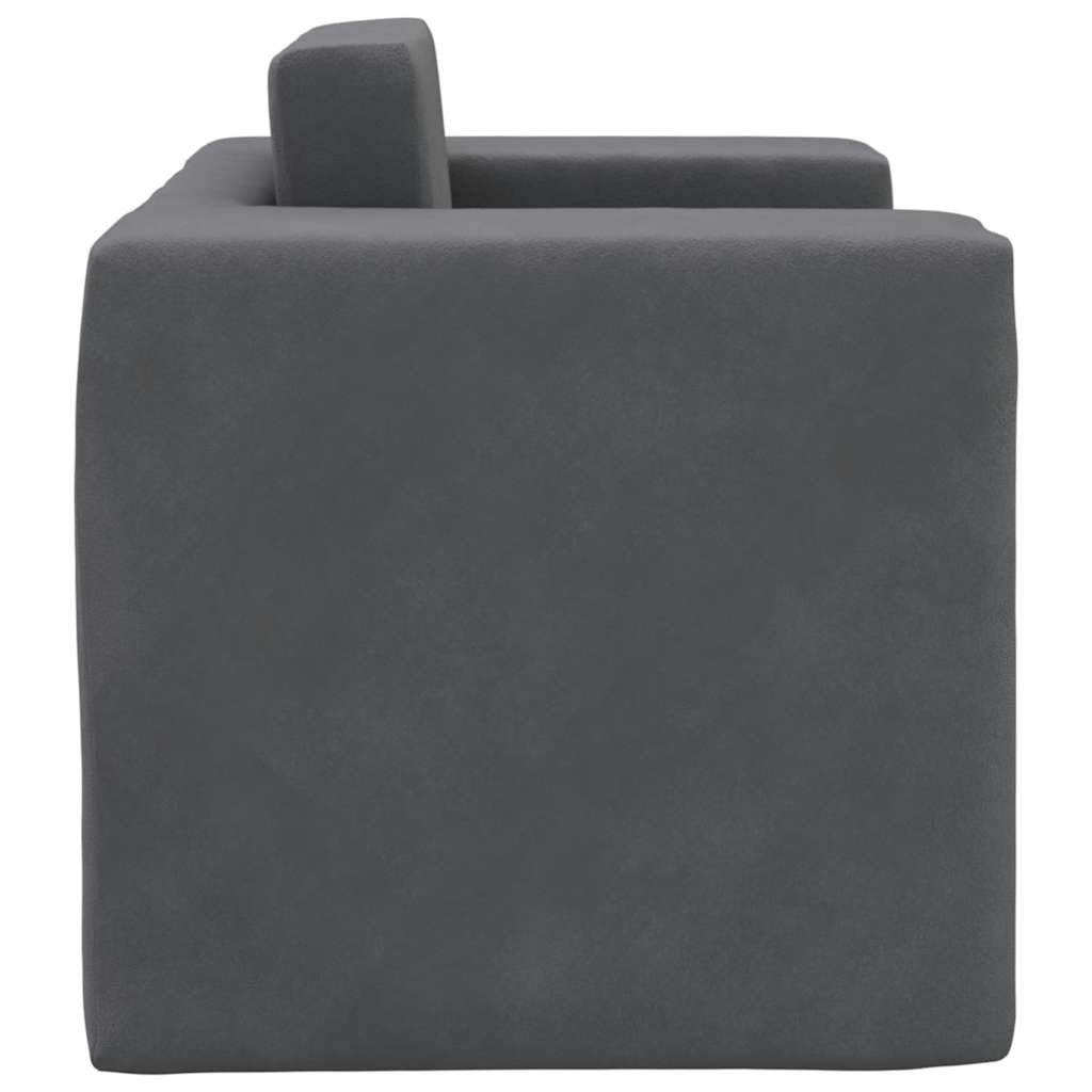 Kinder-Schlafsofa 2-Sitzer Weicher Plüsch mit verschiedenen Designs und Farben