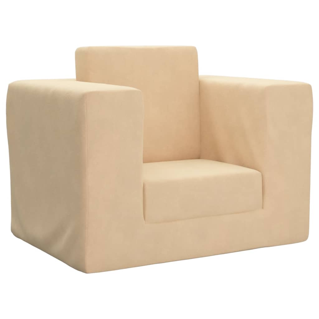 Kinder-Schlafsofa 2-Sitzer Weicher Plüsch mit verschiedenen Designs und Farben