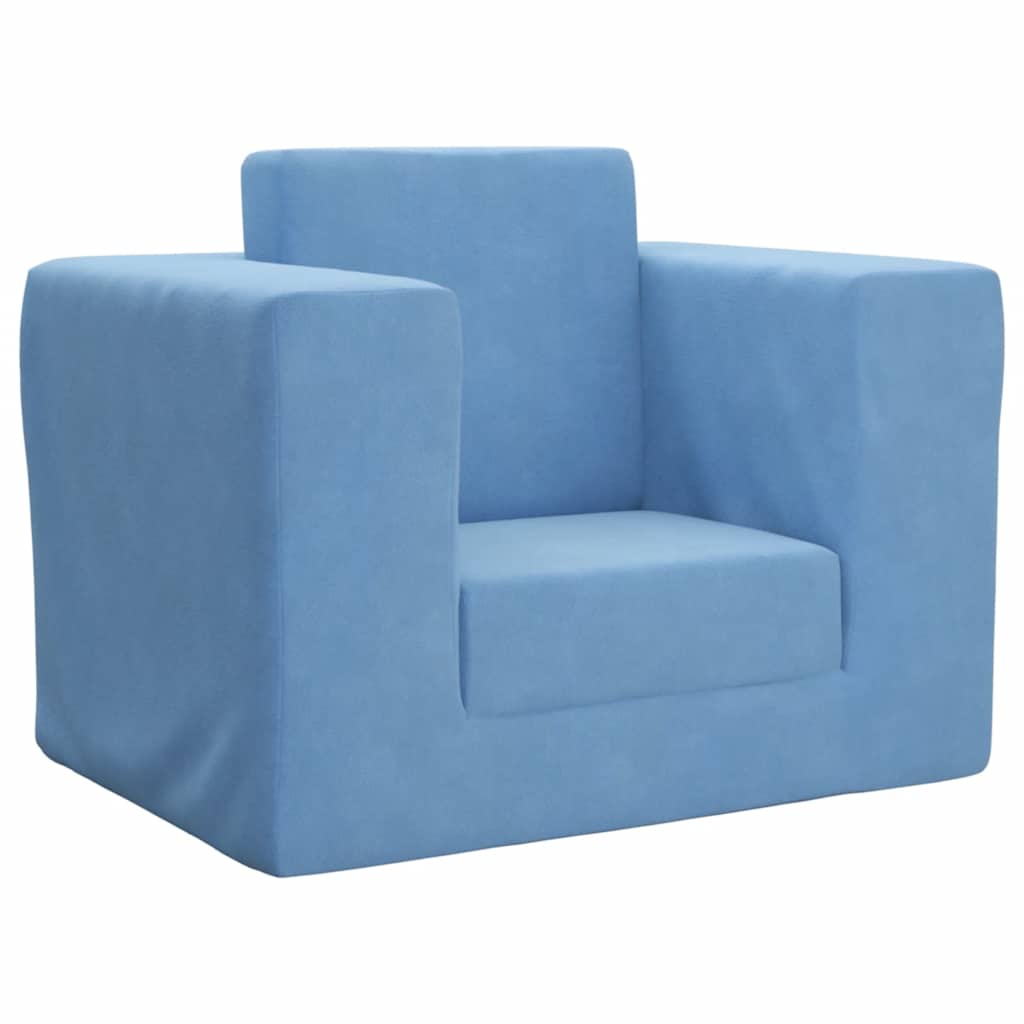 Kinder-Schlafsofa 2-Sitzer Weicher Plüsch mit verschiedenen Designs und Farben