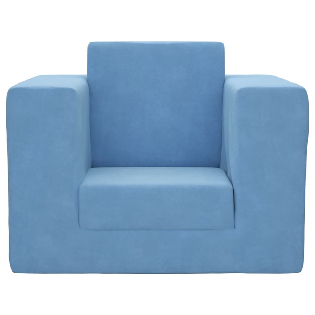 Kinder-Schlafsofa 2-Sitzer Weicher Plüsch mit verschiedenen Designs und Farben