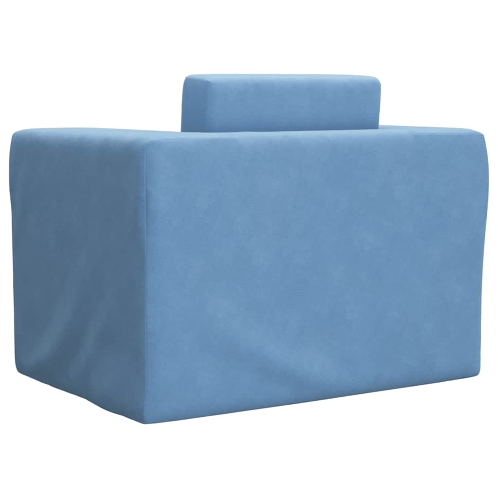 Kinder-Schlafsofa 2-Sitzer Weicher Plüsch mit verschiedenen Designs und Farben
