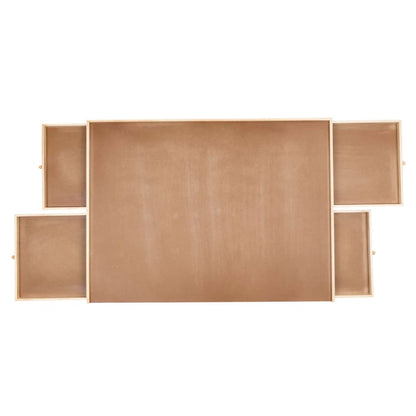 HI Puzzletisch mit 4 Schubladen aus Holz - Yekta