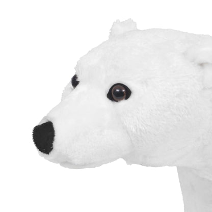 XXL Plüschtier Eisbär Stehend Plüsch Weiß - Yekta