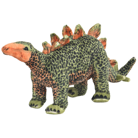 XXL Plüschtier Stegosaurus Stehend Plüsch Grün und Orange - Yekta