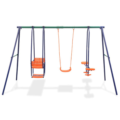 Schaukelset mit 5 Sitzen Orange - Yekta