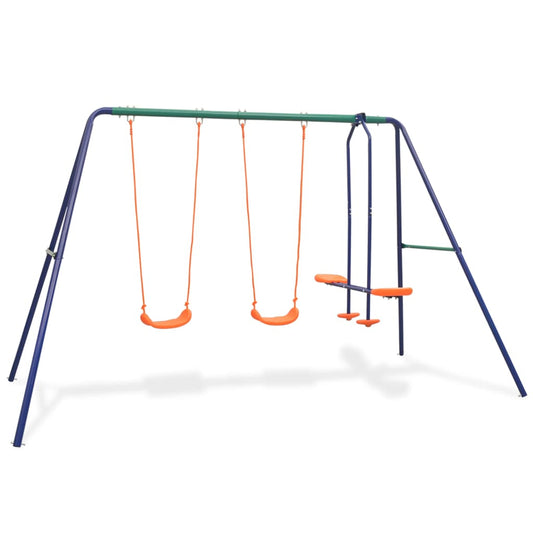 Schaukelset mit 4 Sitzen Orange - Yekta