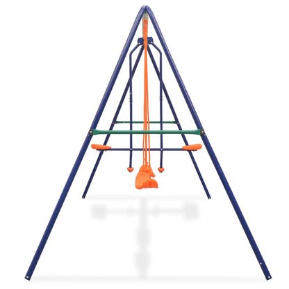 Schaukelset mit 4 Sitzen Orange - Yekta