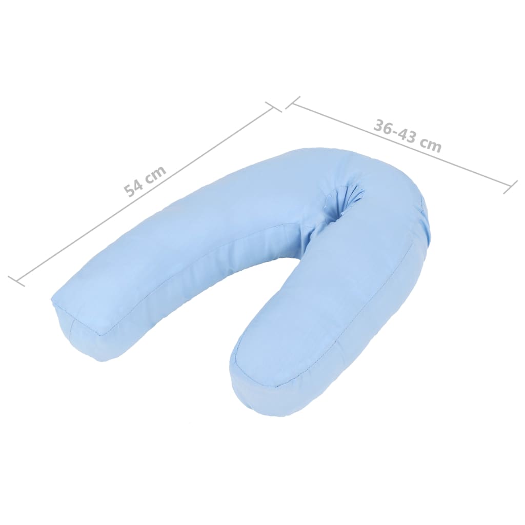 Schwangerschaftskissen J-förmig 54x(36-43) cm
