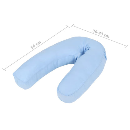 Schwangerschaftskissen J-förmig 54x(36-43) cm