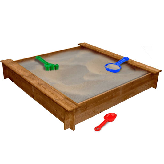 Sandkasten Holz Quadratisch - Yekta
