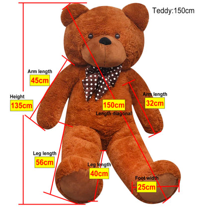 Teddybär Kuscheltier Plüsch Weich in verschiedenen Größen - Yekta