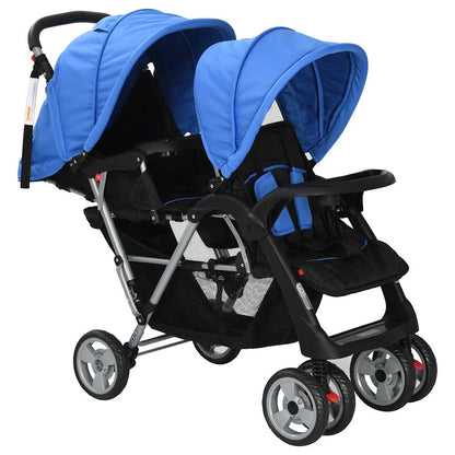 Tandem-Kinderwagen Stahl in verschiedenen Farben - Yekta