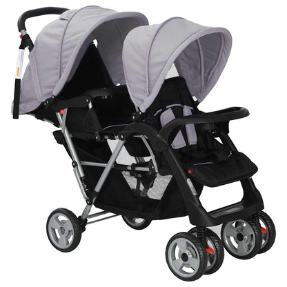 Tandem-Kinderwagen Stahl in verschiedenen Farben - Yekta
